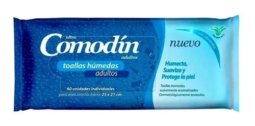 Toallitas Humedas Adultos Comodin X 60 U.