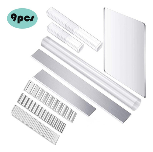 Cuchilla Para Cortar Arcilla Polimérica Flexible, 9 Piezas,