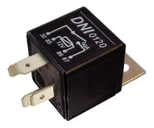 Relé Auxiliar Universal 4 Terminais - 12v 60a - Dni 0120