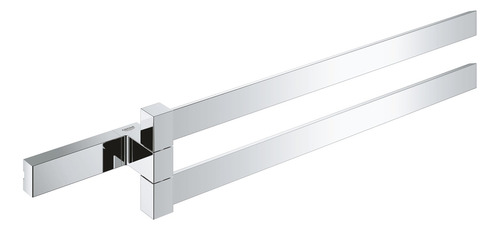 Grohe 40768000 Selection Cube - Toallero Doble, Cromo Pulido