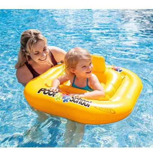 Flotador Inflable Para Bebé Intex Cuadrado, 1-2 Años