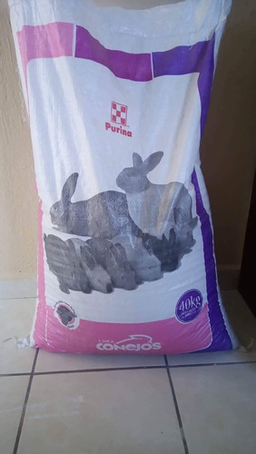 Costal O Bulto Conejina Pellet 40kg Purina Conejos Y Cuyos 