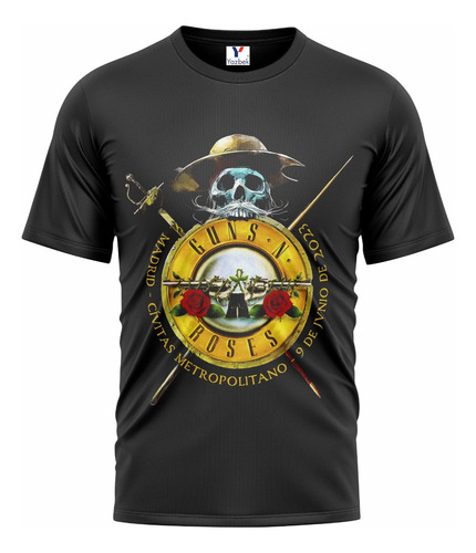 Playera Guns N' Roses, 100% Algodón 09