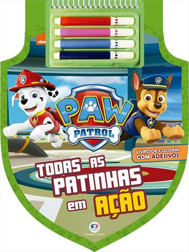 Patrulha Canina - Todas As Patinhas Em Açao - 1ªed.(2023), De Ciranda Cultural. Editora Ciranda Cultural, Capa Dura, Edição 1 Em Português, 2023