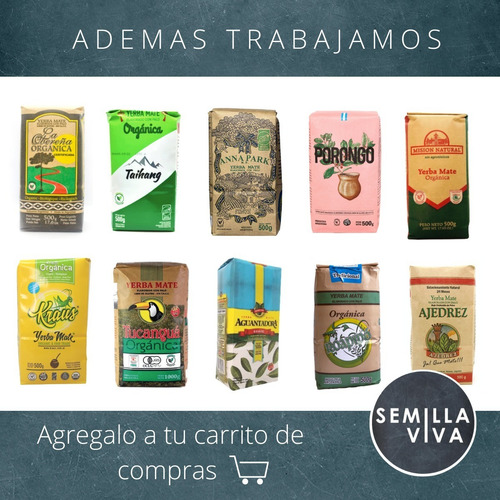 Imagen 4 de 8 de Yerba Mate Organica Roapipo Suave 6 X 500 Kg