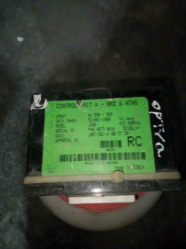 Modulo Control De Alarma De Optra (Usado)