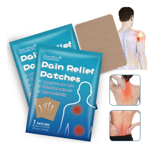 Parche De Pomada X Pain Relief Au1x Patch Para Dolor Muscula