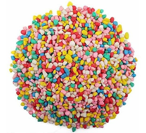 Lainrrew 2.2 Lb Mini Rainbow Pebble Stones, Pequeñas Astilla