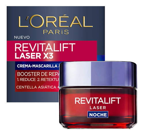 Crema De Noche L'oréal Paris Revitalift Láser X3 50ml
