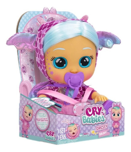 Cry Babies Bebes Llorones Bruny Muñeca 30cm Lagrimas Magicas