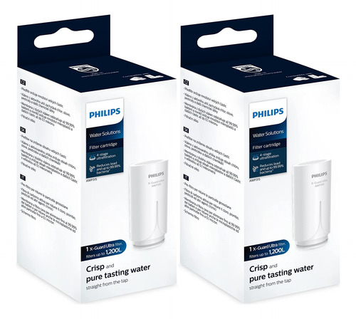 Pack 2 Refill Filtros Philips Awp315 Ultrafiltracion 1200l