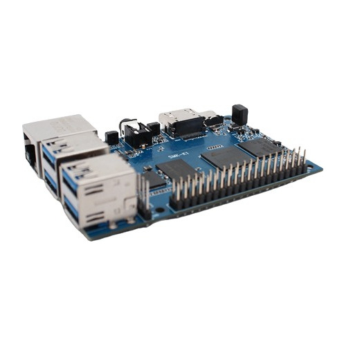 Placa De Desenvolvimento Banana Pi 16gb Emmc 8gb Ram Arduino