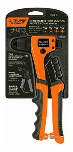 Truper Expert Rex-8, Remachadora Profesional 8 Sistema De