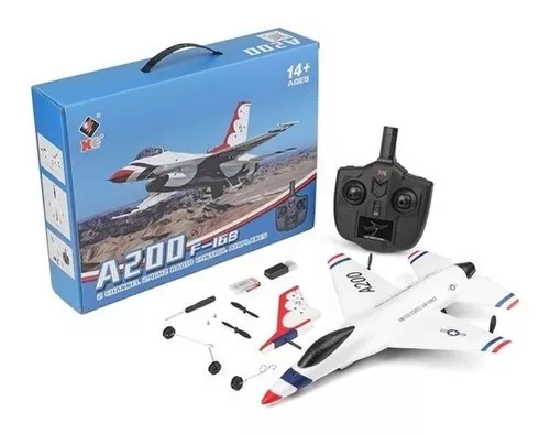 LAURAG avião de controle remoto Avião de controle remoto com câmera 4K 2,4  GHz Avião de controle remoto Planando Brinquedos de vôo para adultos  Crianças Meninos Estabilização de giroscópio com luzes L