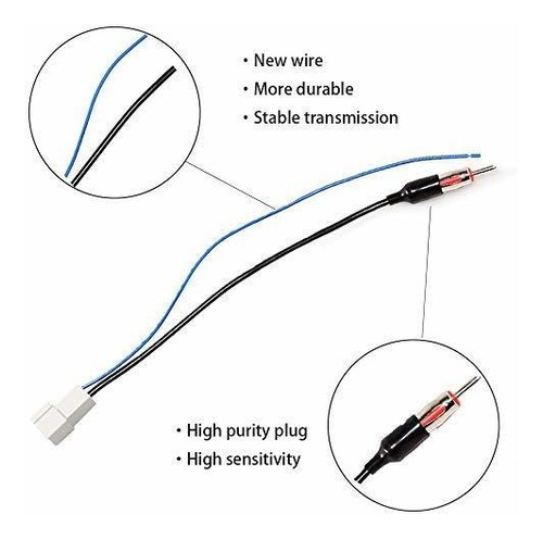 Adaptador Antena Radio Estereo Vehiculo Para Receptor