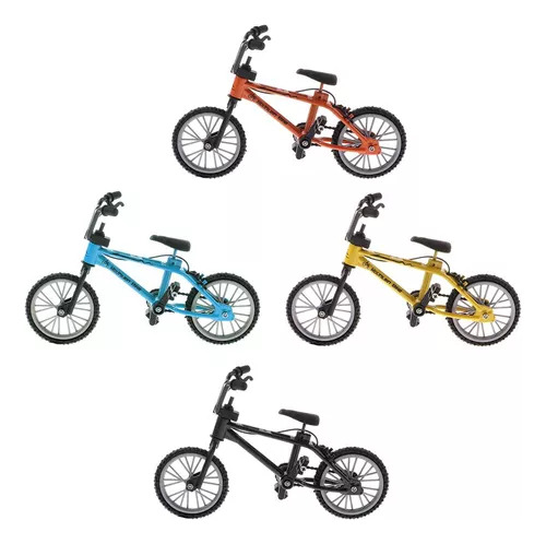 4 Pieces Mini Bicicleta De Dedo Modelo Juguete Para Niños