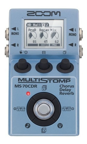Pedal Zoom Multistomp Ms70cdr