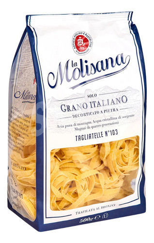 Pasta Italiana La Molisana Tagliatelle 500g Fideos Italia