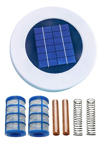 Solar Para Piscinas, Cobre, Iones De Plata, Purificador De