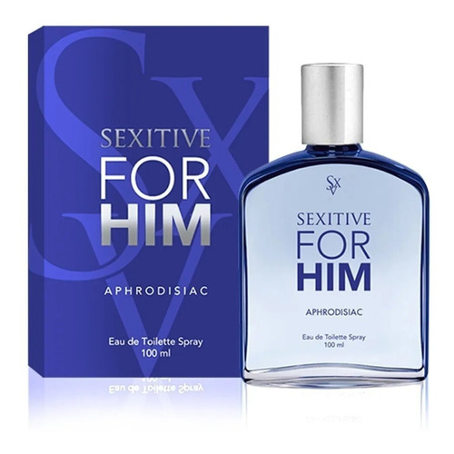 Perfume Hombre Aphrodisiac For Him 100ml Sexitive Blue Lelab