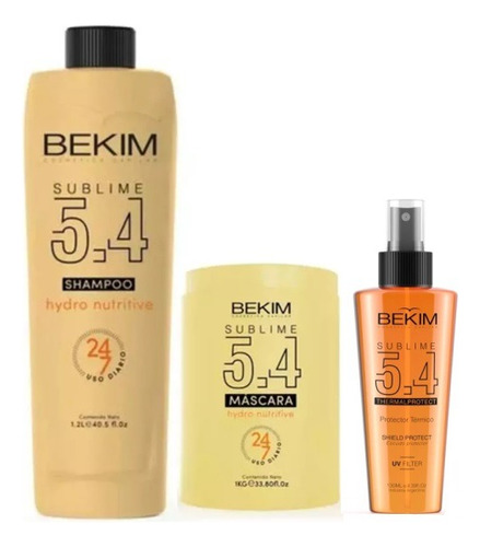 Shampoo 1.2l + Mascara 1k + Protector Termico Sublime Bekim