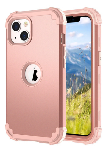 Funda Para iPhone 14/pro/14plus/14pro Max 360 Uso Rudo 3en1