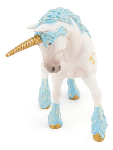 Papo Unicornio Magico Con Figura De Juguete Azul
