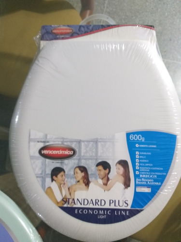 Tapa Para Sanitario Venceramica Estandar Blanco 