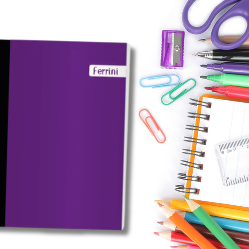 Cuaderno Cosido College Libreta Triple Raya Montessori 5pk