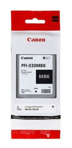 Cartucho Canon Pfi-030 Negro Mate 55ml Imageprograf Ta-20