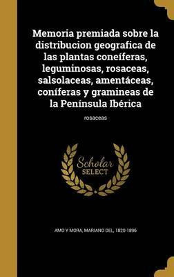 Libro Memoria Premiada Sobre La Distribucion Geografica D...