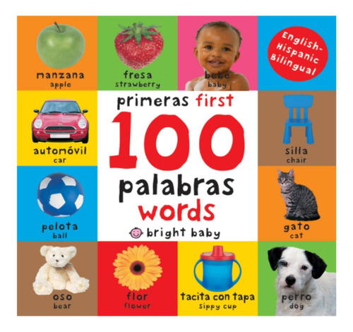 Libro Español Inglés 1ras 100 Palabras 1-3años