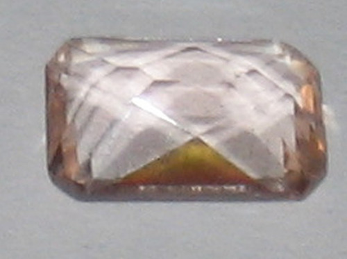 Zafiro Rosa Corte Octogonal 10,1 X 7,1 X Prof 4,1 Mm***