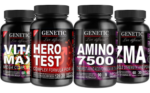 N1 Plan Revitalizante Hero Test Aminoácidos Vitamina Genetic