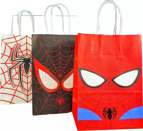  Spiderman Bolsa Cumpleaños Spiderman Pack   Unidades