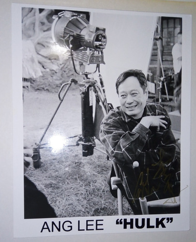 Ang Lee: Fotografía Autografiada - Hulk 2003 Marvel - C*f