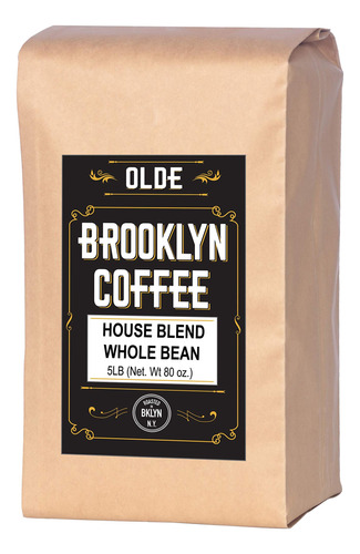 House Blend Caf De Frijoles Enteros - Bolsa De 5 Libras Para