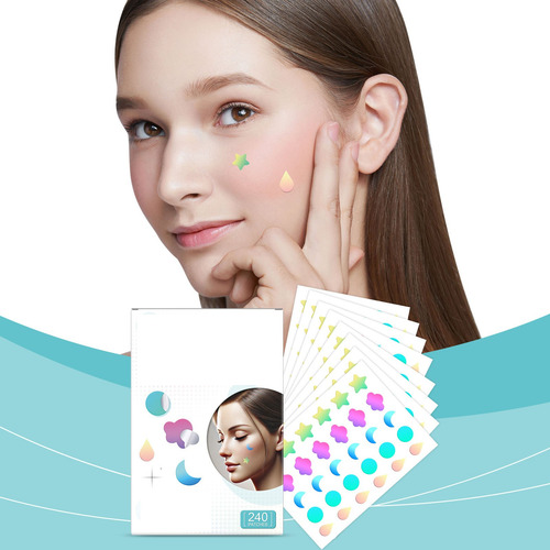 Parche Facial Oculto Multicolor Para Cubrir Las Imperfeccion