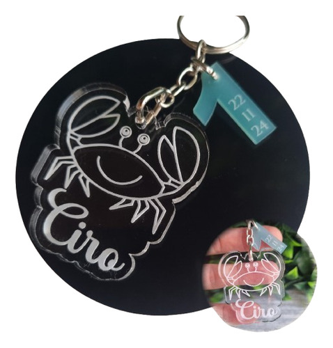 30 Llaveros Animales De Mar Personalizado Souvenir Fiesta