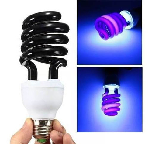 Imagen 8 de 9 de Ampolleta Uv Fiesta Flúor 40w E27 Luz Negra Ultravioleta