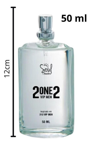 Perfume 2one2 Vip Men Masculino 50ml Fragrância Fresca Suave