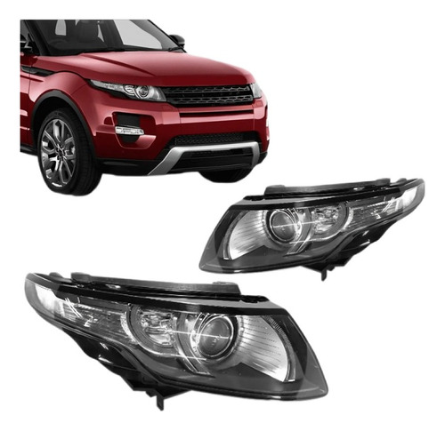 Farol Com Led D3s 16 Pinos Compativel Evoque 2012 Á 2015