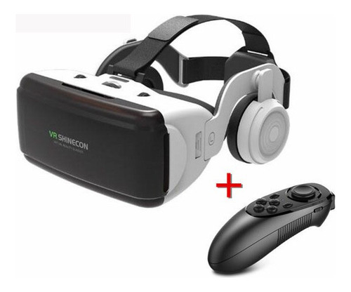 Vr Realidad Virtual 3d Lentes Con Audífonos Gamepad