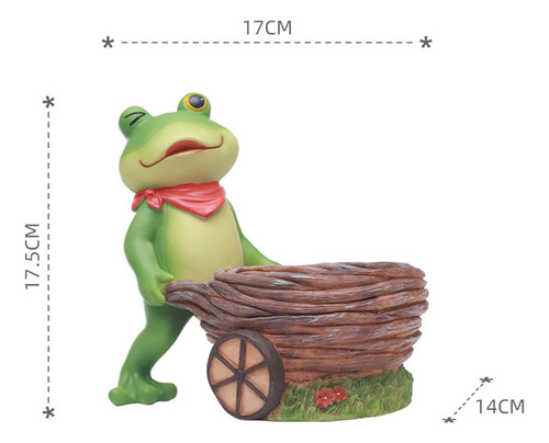 Nuevo Maceta Con Forma De Rana, Contenedor De Plantas ,