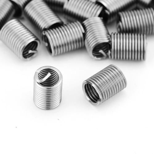 50 Insertos De Rosca Tornillo Alambre En Espiral M6x1,0x2,5d