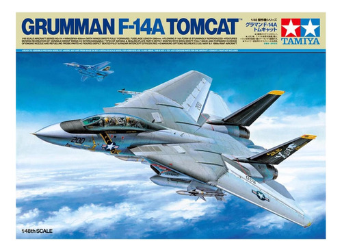 Kit De Combate Tamiya 61114 1/48 Grumman F-14a Tomcat De La