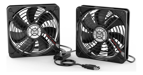 Compatible Con - Eluteng Ventilador Usb Dual De.