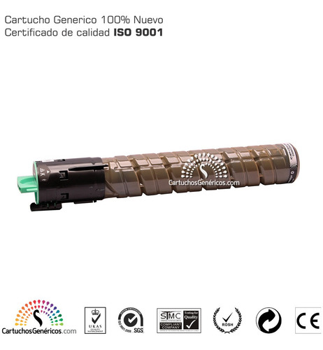 2 Toner Compatible Ricoh Aficio Mp C2051, Mp C2551