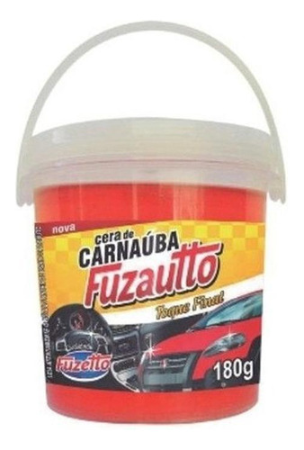 Cera De Carnaúba Fuzautto 180g - Kit 6 - Para-choques Auto