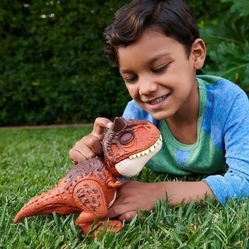 Imagen 2 de 6 de Jurassic World Dinosaurio Carnotaurus Toro Baby Bebe